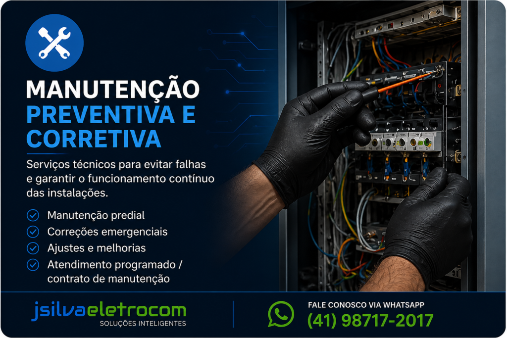 manutenção preventiva e corretiva